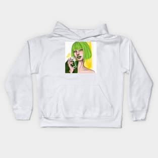 lemon girl Kids Hoodie